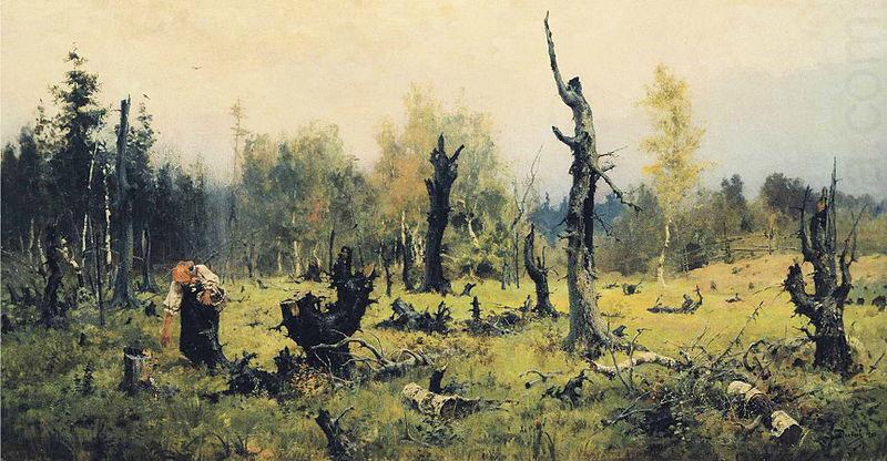 Vasiliy Polenov The Burnt Forest china oil painting image